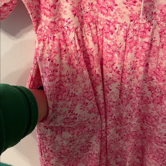 LoveShackFancy 4 NWT Pink Berry Fields Tara Dress Garden Floral Cottage‎ Fairy - Picture 6 of 13